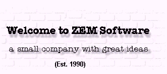 Welcome to ZEM Software